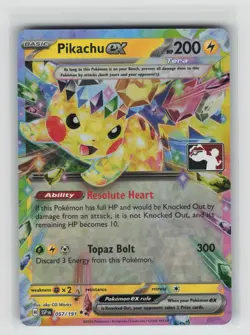 Pikachu ex - Double Rare Prize Pack Series Cards 057/191 NM - Image 1