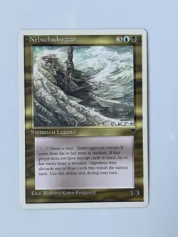 Nebuchadnezzar Chronicles Magic the Gathering Card - Image 1