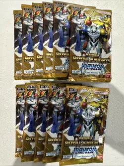Digimon Card Game Versus Royal Knights BT13, Lot of 13 booster packs - Image 1