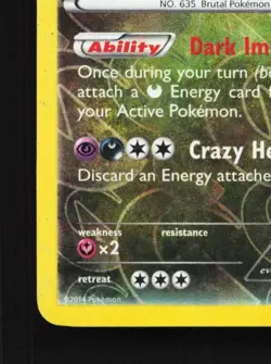 Hydreigon 74/119 MP Phantom Forces English Pokemon Card TCG - Image 2