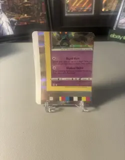 Marshadow Trick or Trade Color Bar NFC Miscut Error Rare Pokemon Card 🔥 - Image 1