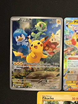 Pokemon TCG Pikachu Lover Card Lot (7 Cards) NM-HP - Image 2