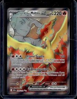 Miscellaneous Cards & Products #208/182 Team Rocket's Moltres ex - Image 1