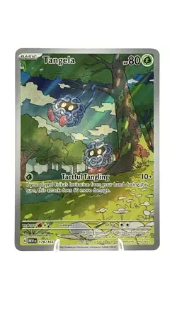 Pokemon TCG Tangela Illustration Rare Card 178/165 Scarlet & Violet 151 Series - Image 1