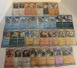 Pokemon 151 Set 34 Card Lot - 11 Holo + 23 Reverse Holos - Some Duplicates - Image 1
