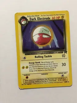 Pokemon Card Team Rocket Dark Electrode 34/82 Moderately Played C. - Image 1
