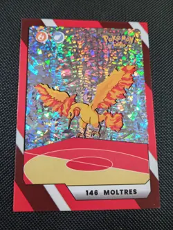 2025 Pokemon Kanto Full House - Blue Silver Foil - Moltres #146 Card - Image 1