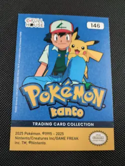 2025 Pokemon Kanto Full House - Blue Silver Foil - Moltres #146 Card - Image 2