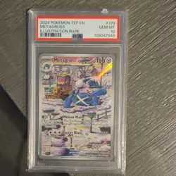 Pokemon 2024 TEF En-Temporal Forces Metagross Card #178/162 PSA 10 - Image 3