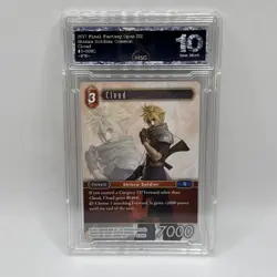 Cloud - 3-008C - Opus III Final Fantasy TCG NM FFTCG Graded 10 Gem Mint Card - Image 1