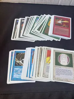 LOT of 54 Different Unlimited Commons MTG Cards Random Assortment Nm Unplayed - Image 1