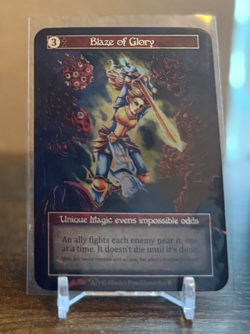 Sorcery Contested Realms - Gothic - Blaze of Glory Foil NM - Image 1