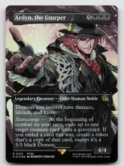 Ardyn, the Usurper (0315) (Borderless) *Foil* FIN 315 NM - Image 1