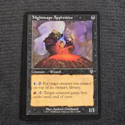Magic: The Gathering Invasion Nightscape Apprentice Common 112 Lightly Played - Image 1