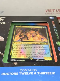 New, Sealed! Wizards of the Coast Magic: The Gathering Doctor Who Commander Deck - Image 4