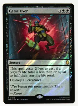 Teenage Mutant Ninja Turtles Game Over SURGE FOIL 18 MTG TMNT - Image 1