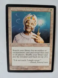 Enlightened Tutor Mirage MTG NM Free shipping with tracking - Image 1