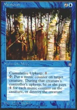 MTG Musician, Ice Age, Damaged, English - Image 1