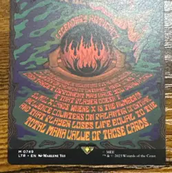 2023 MTG Magic the Gathering LOTR Palantir of Orthanc Poster Non-foil - Image 3