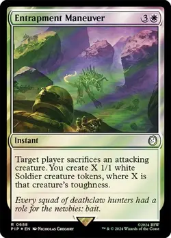 Entrapment Maneuver SURGE FOIL - 0688 - Rare - Fallout PIP MTG - Image 1