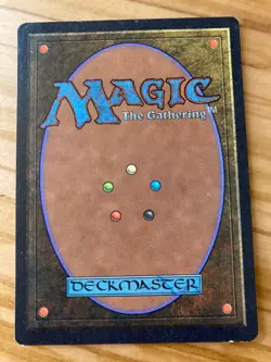 Magic the Gathering MTG Arabian Nights Fishliver Oil Dark LP (Beta Bob) - Image 2