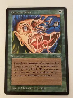 Magic the Gathering MTG Arabian Nights Metamorphosis LP (Beta Bob) - Image 1