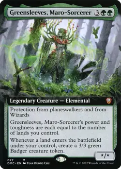Greensleeves, Maro-Sorcerer (Extended Art) Commander: Dominaria United #077 - Image 1