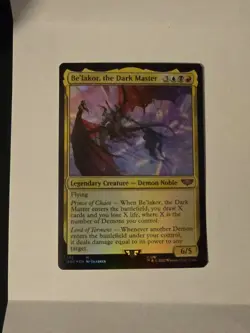 Magic The Gathering, Be'lakor, the Dark Master, Universes Beyond: WH 40k, Foil - Image 1