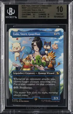 2025 MTG FINAL FANTASY COMMANDER #0467 LULU STERN GUARDIAN BGS 10 - Image 1