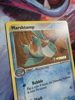 Marshtomp Winner Promo 011 Pokemon Nintendo Promos (e-League) Rare Stamp Ereader - Image 5