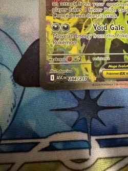 Pokemon TCG Gengar EX 284/217 Full Art Secret Rare Ascended Heros - English New - Image 5