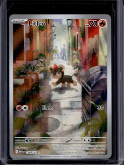 2025 Pokemon Mega Evolution Litleo Illustration Rare #139/132 - Image 1