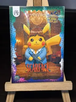 Scarface Pikachu #140 - Galaxy Holo - Electric Pikachu Cosplay - Pokemon ZL13 - Image 1