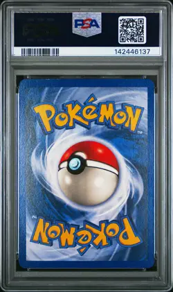 1999 POKEMON FOSSIL 1ST EDITION #19 DRAGONITE PSA 8 - Image 2