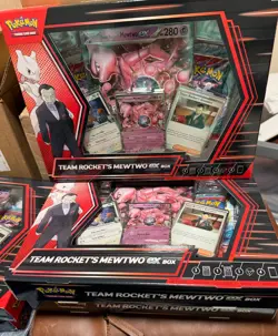 Lot of 4 Pokemon TCG Team Rockets Mewtwo EX Box Sealed - Image 1