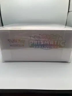 Pokemon Center Prismatic Evolutions ETB Elite Trainer Box SEALED W/Case - Image 4