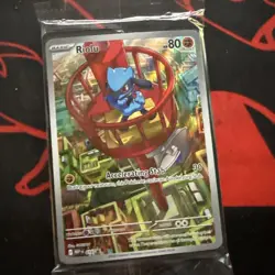Pokemon TCG Riolu MEP EN 010 Black Star Promo Mega Evolution ETB SEALED - Image 1