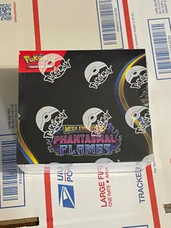 MINT!!! POKEMON TCG MEGA EVOLUTION PHANTASMAL FLAMES BOOSTER BOX NEW & SEALED - Image 2