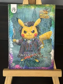 Sweeney Todd Pikachu #97 - Laser Holo - Electric Cosplay Pokemon ZL13 - Image 1