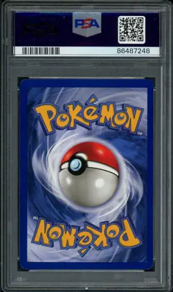 1999 POKEMON FOSSIL 1ST ED #3 DITTO HOLO PSA 9 - Image 2