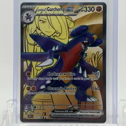 Pokemon TCG Cynthia’s Garchomp ex #215/182 Ultra Rare NM - Image 1