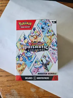 New Pokemon Scarlett and Violet Prismatic Evolutions Booster Bundle Sealed Box - Image 1
