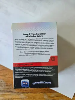 New Pokemon Scarlett and Violet Prismatic Evolutions Booster Bundle Sealed Box - Image 2
