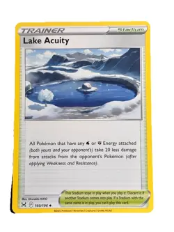 New: 2022 Pokemon TCG Lake Acuity 160 Lost Origin Regular Uncommon - Image 1