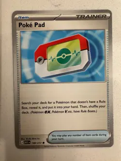 Poke Pad 198/217 Ascended Heroes Pokemon Trainer Mint/NM - Image 1