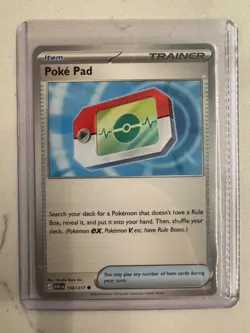 Poke Pad 198/217 Ascended Heroes Pokemon Trainer Mint/NM - Image 3