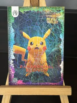 Paranormal Activity Pikachu #46 - Laser Holo - Electric Cosplay Pokemon ZL13 - Image 1