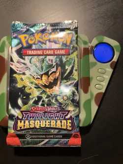 22.3g! HEAVY Weight Pokemon TCG Twilight Masquerade Booster Pack Ogerpon Art - Image 1