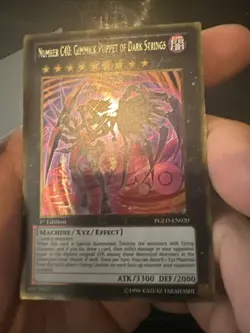 Yu-Gi-Oh! TCG Number C40: Gimmick Puppet of Dark Strings Premium Gold PGLD-EN020 - Image 2