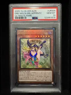 PSA 10 Dark Magician Girl Yu-Gi-Oh! Yugioh Magician's Apprentice Ultimate Rare - Image 4